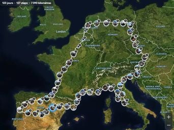 « Il récolte 120.000 € pour la lutte contre le cancer en traversant l’Europe à vélo pour sa sœur »