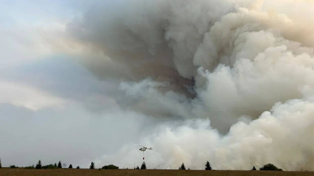 Incendie dans les Fagnes : 850 hectares touchés, trois véhicules Panther déployés