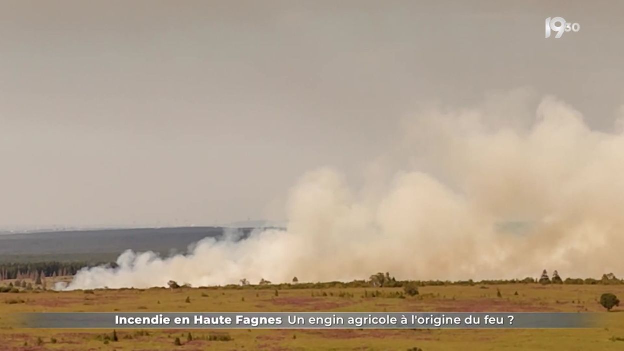 Incendie dans les Fagnes : évaluation prévue après rétablissement, déclare Adrien Dolimont.