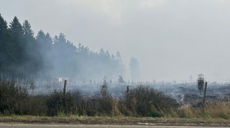 Incendie dans les Fagnes : le feu de tourbe dure depuis vendredi