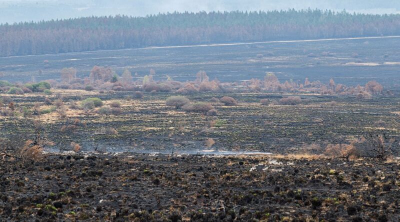 Incendie dans les Fagnes : origine du feu liée à un engin agricole ?