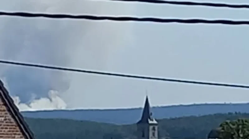 Incendie dans les Fagnes près de la Baraque Michel, plan provincial activé.