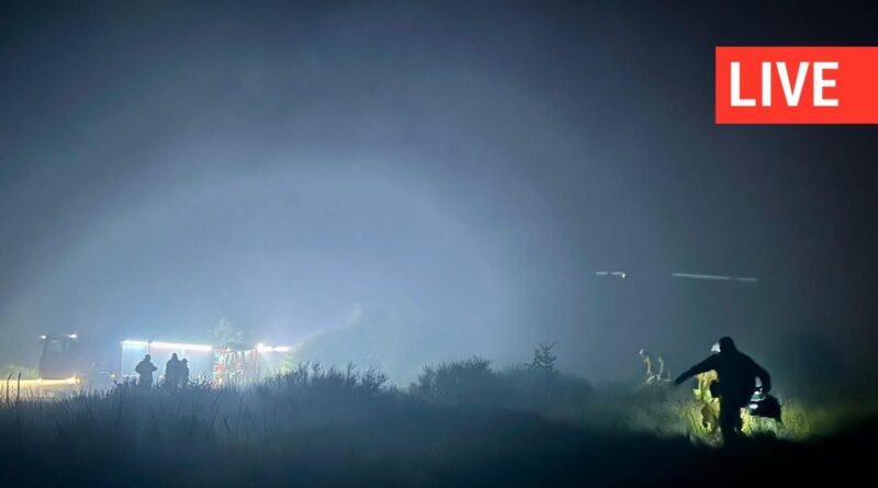 Incendie dans les Hautes Fagnes : 3000 hectares calcinés, Montjoie partiellement évacué