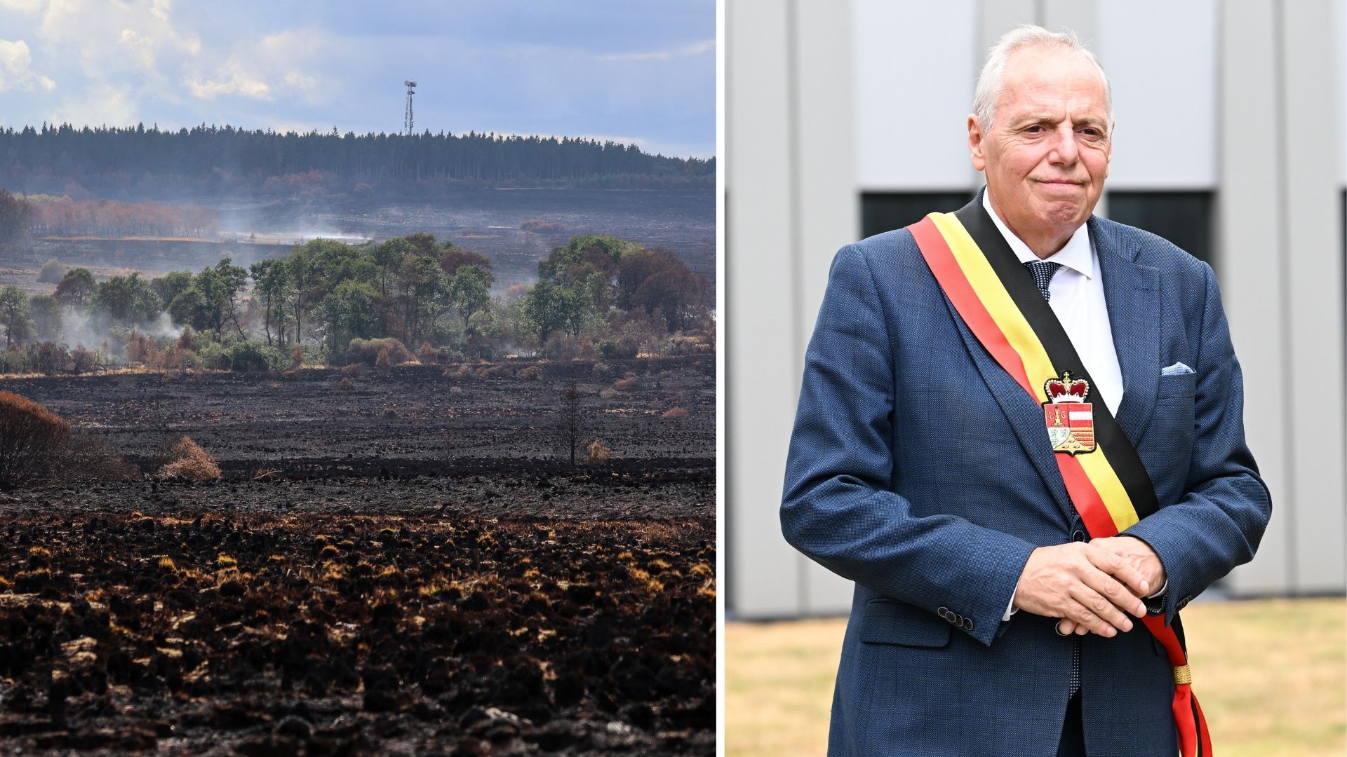 Incendie dans les Hautes Fagnes : fumée attendue lundi, fermez les fenêtres.
