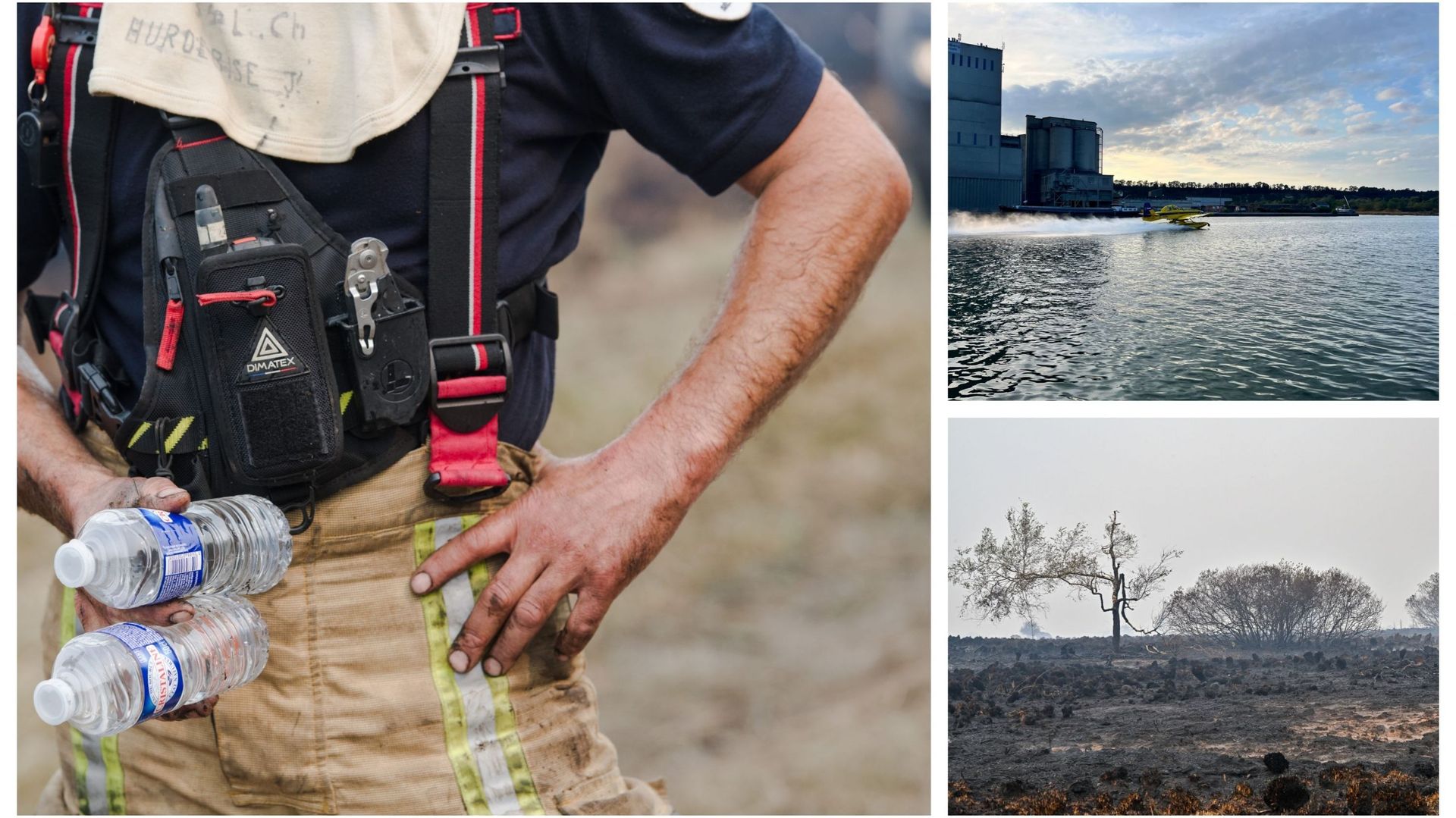 Incendie dans les Hautes-Fagnes : le brasier s'étend vers le sud-est, 3000 hectares brûlés.