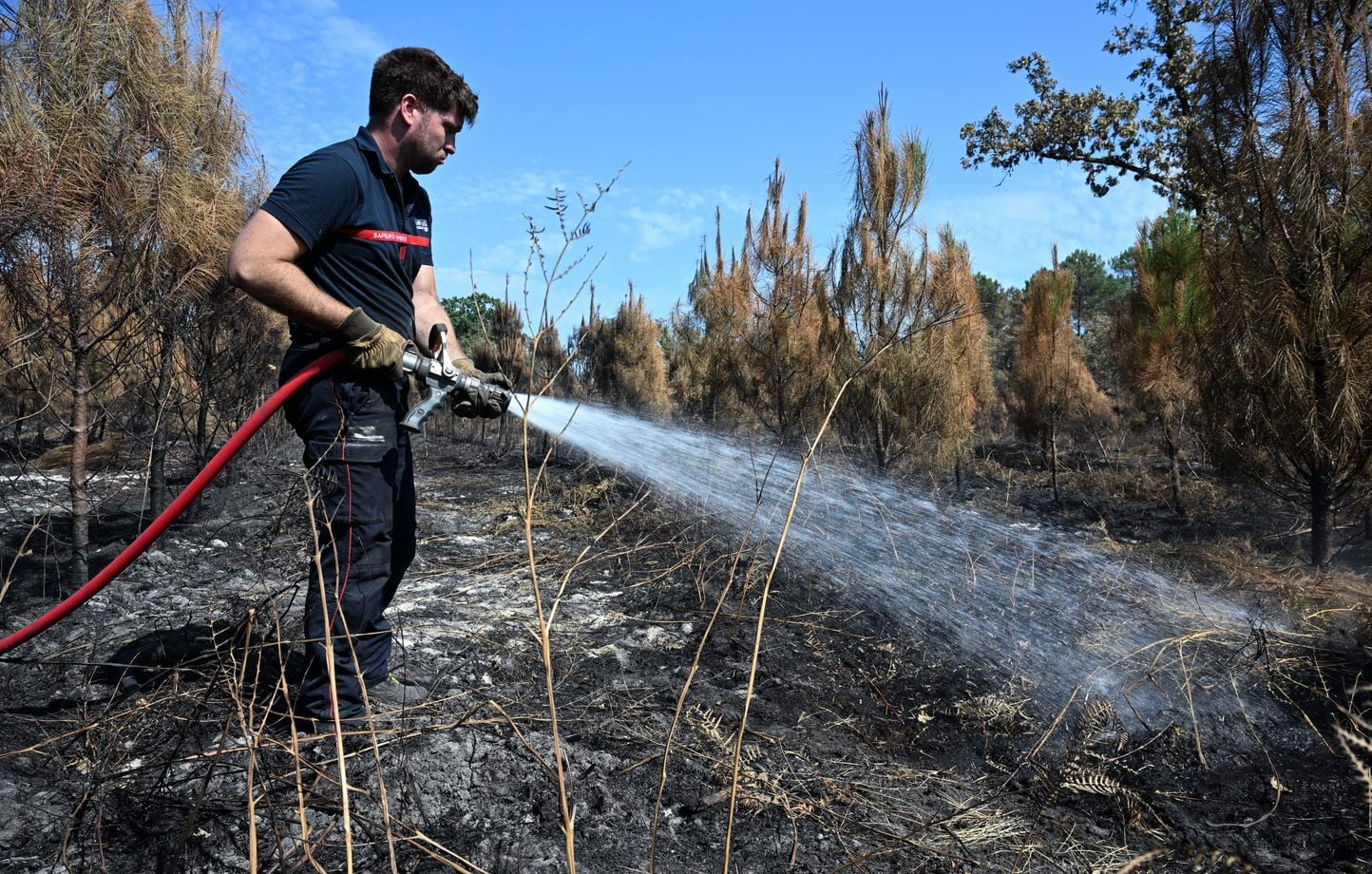 Incendie en Gironde : Les pompiers ont choisi les zones à protéger.