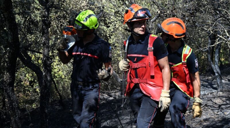 Incendies : En Gironde, le feu « n'évolue plus », combat « non terminé » dans le Var.