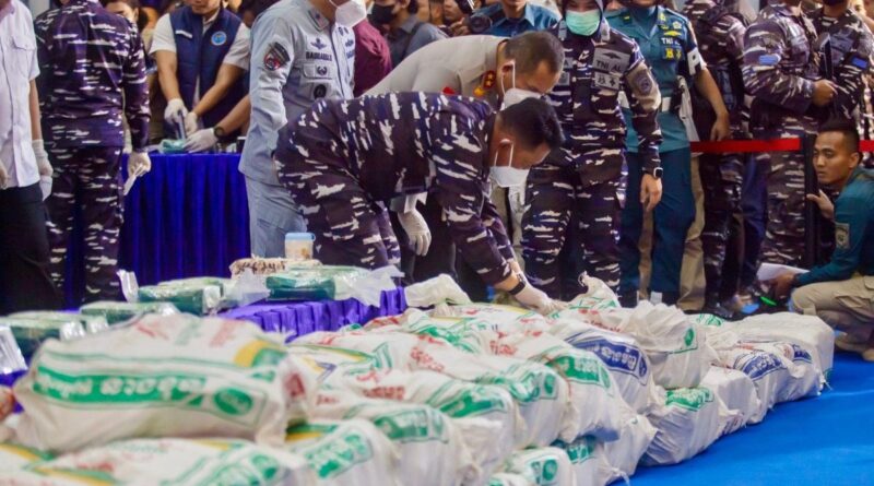 Indonésie : Saisie record de 1,3 tonne de kétamine, 100,56 millions d'euros