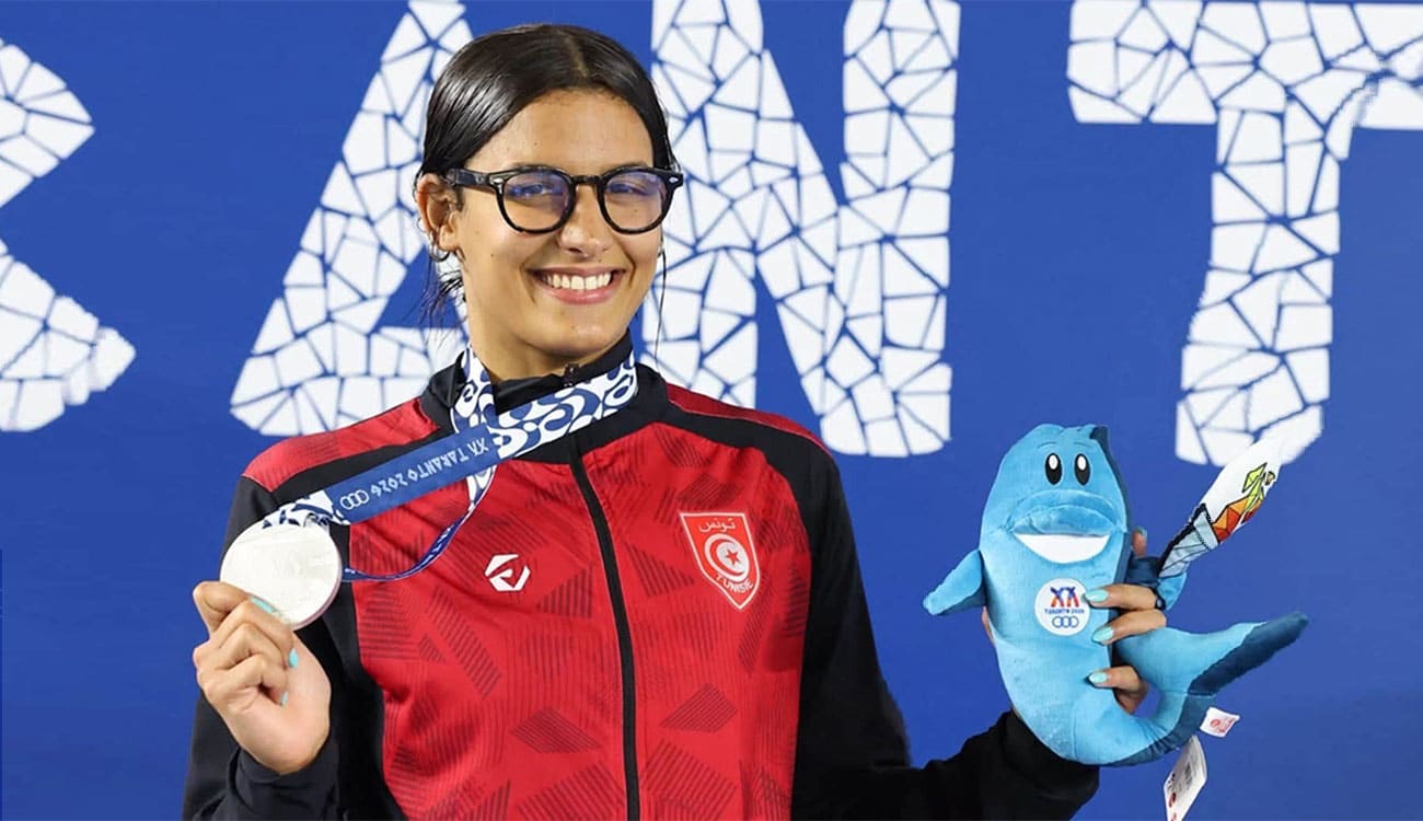 JM Tarente 2026 : Emna Ben Hassouna remporte l'argent au 100 m nage avec palmes