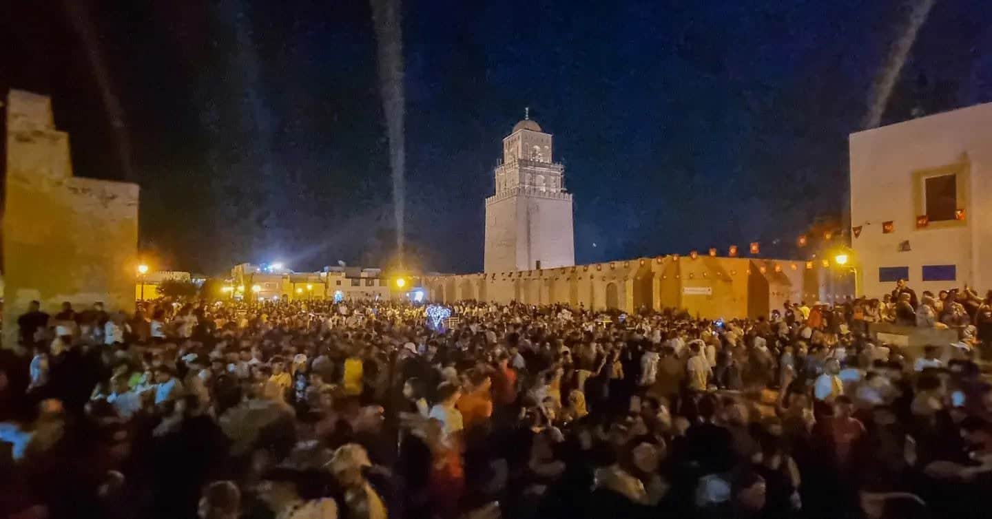Kairouan : 80.000 spectateurs pour le spectacle lumineux à la mosquée Okba Ibn Nafaâ