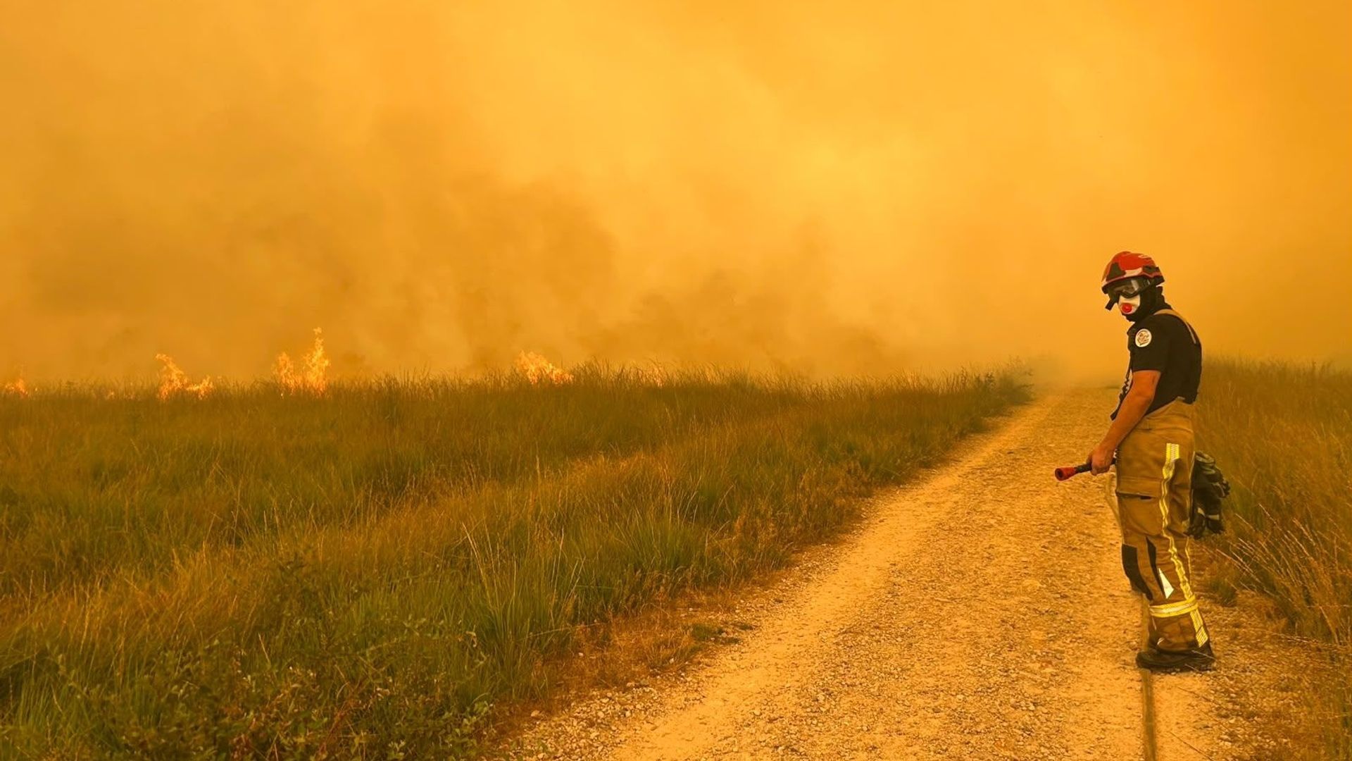 "La bataille pour les Fagnes : reportage exclusif sur les pompiers dans le JT"