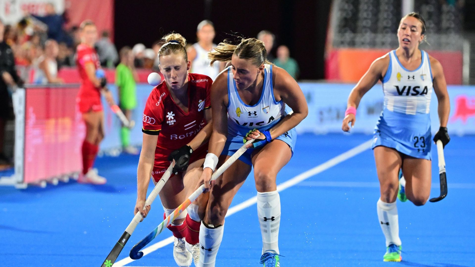 La Belgique et l’Argentine se neutralisent, les Red Panthers face aux Pays-Bas en demi-finale