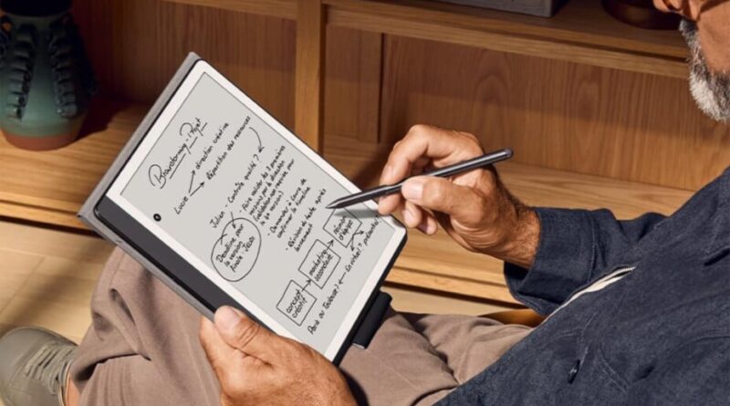 La Kindle Scribe perd 140 € sur Amazon, liseuse et carnet de notes.