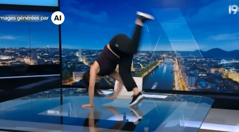 La présentatrice du JT de la RTBF danse-t-elle vraiment du breakdance ?