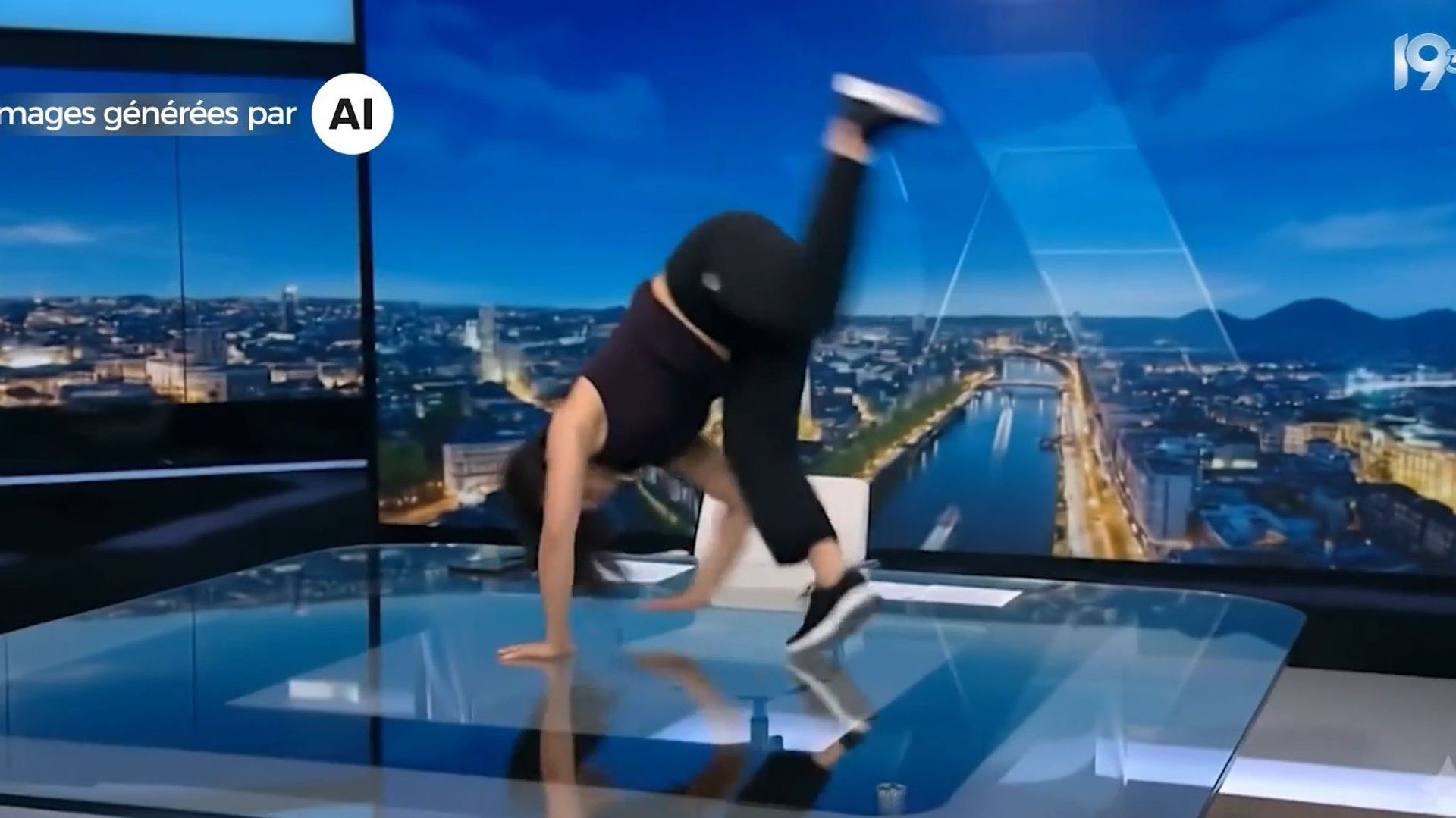 La présentatrice du JT de la RTBF danse-t-elle vraiment du breakdance ?