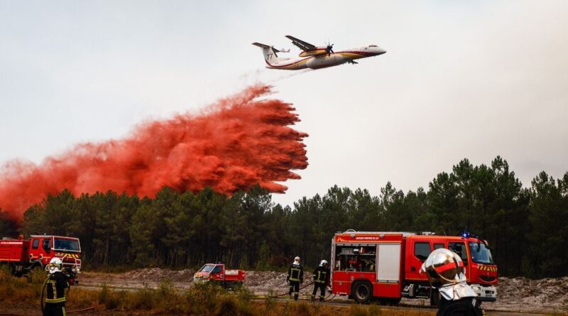 Landes : Un incendie ravage 400 hectares, plus de 400 évacués