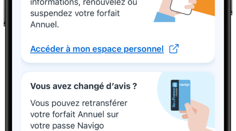Le passe Navigo annuel désormais accessible sur iPhone