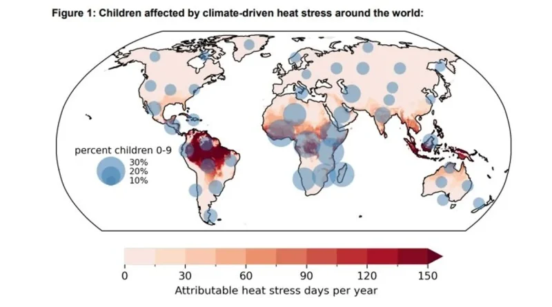 Les enfants de moins de dix ans subissent plus le stress thermique que les personnes âgées.