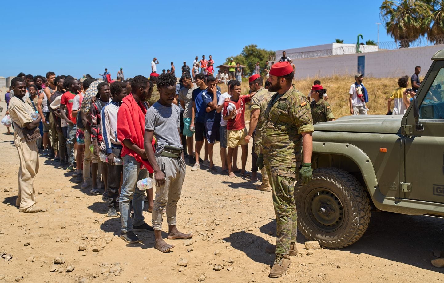 Les Européens divisés échangent sur la crise migratoire à Ceuta.
