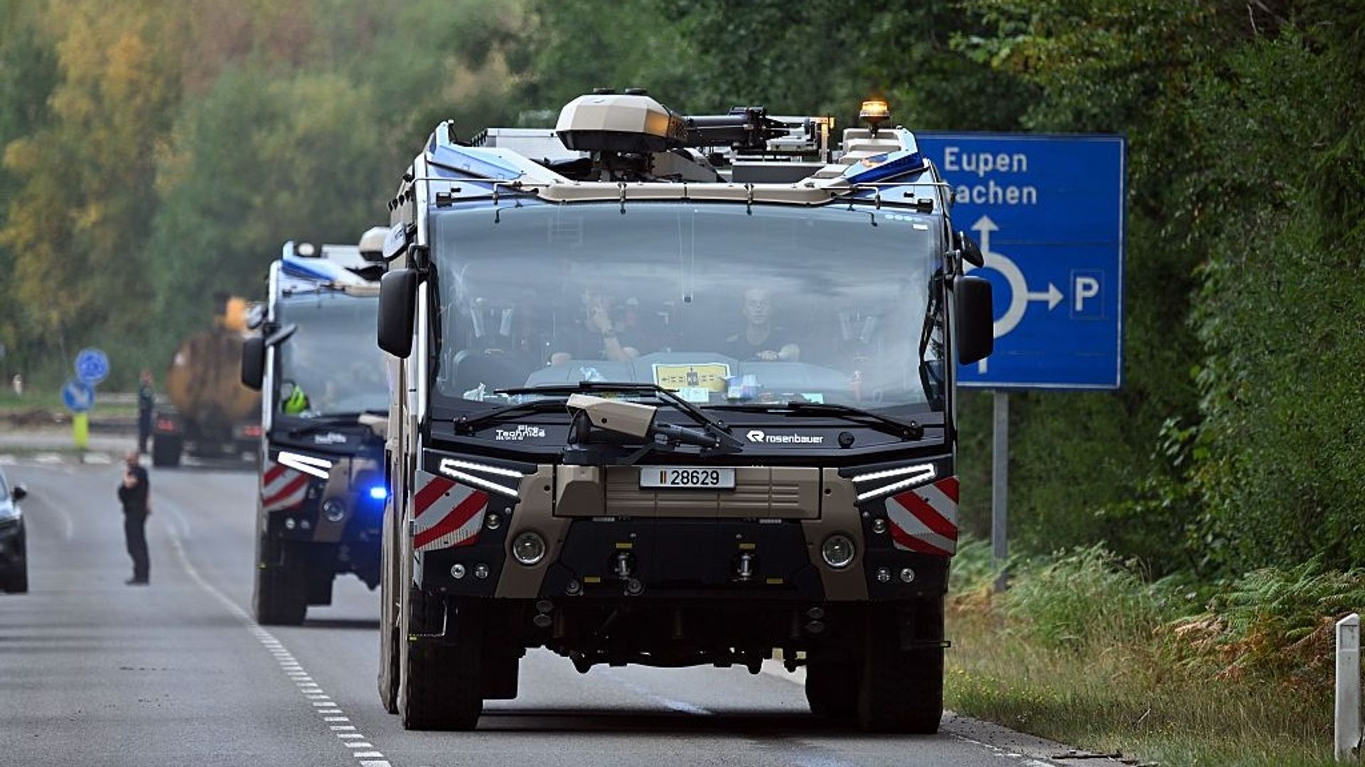 Les hélicoptères norvégiens et les Panthers achèvent leur mission dans les Fagnes.