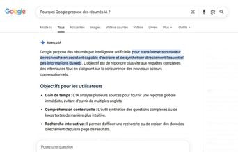 Les quotidiens français saisissent l’Autorité de la concurrence sur les résumés IA de Google.