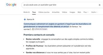 « Les résumés IA de Google reproduisent des biais racistes : « Appelez la police » selon la nationalité d'un homme »