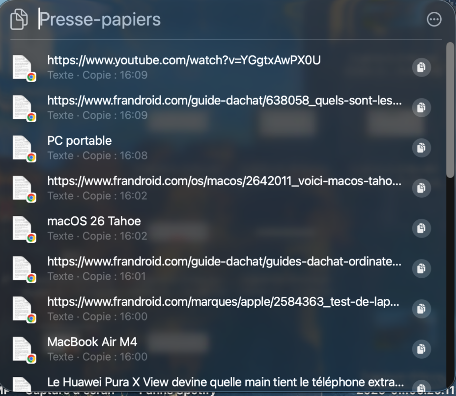 macOS 26 : un raccourci pratique pour copier-coller simplifie ma vie