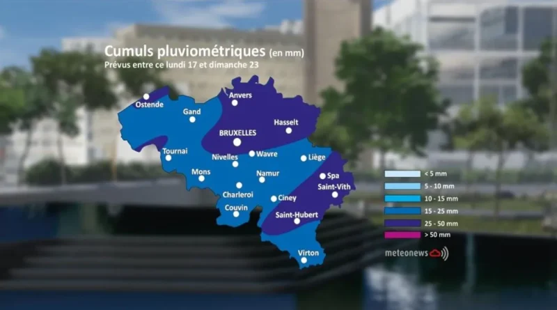 Météo Hautes-Fagnes : 25 à 30 mm de pluie prévus cette semaine