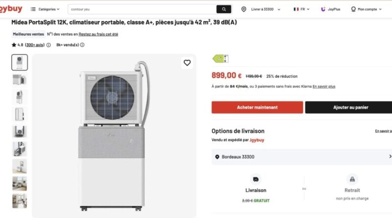 Midea PortaSplit : le climatiseur de l’été à 899 €, stocks limités