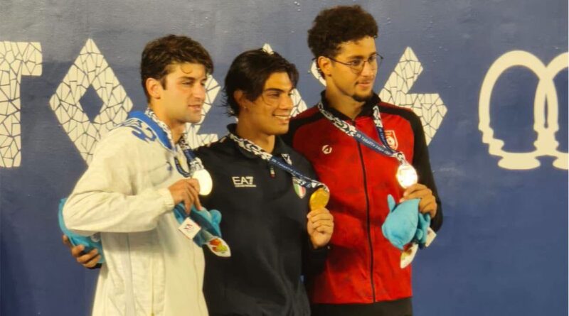 Natation : Ahmed Jaouadi remporte le bronze sur 800 m aux Jeux méditerranéens