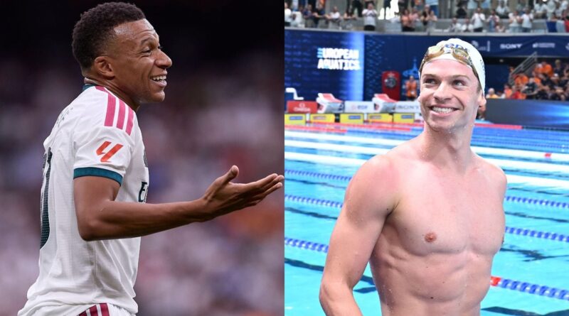 Natation : Léon Marchand répond à Kylian Mbappé sur sa notoriété