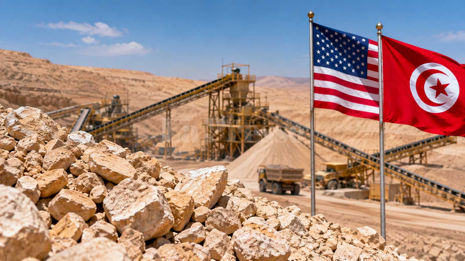 Phosphate tunisien : les États-Unis investissent plus de 1,5 million de dollars pour attirer le privé.