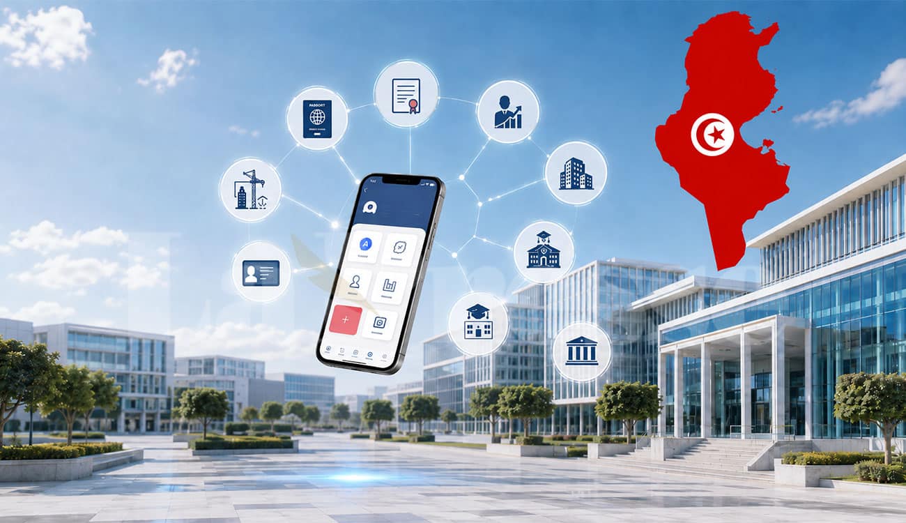 Plus de 40 services administratifs réunis dans une seule application pour les Tunisiens.