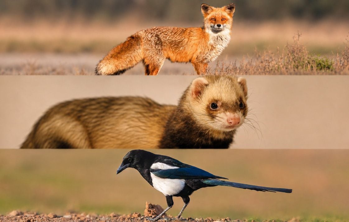 Renard, belette, pie bavarde : espèces chassables ou capturables toute l'année ?