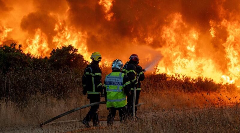 Rennes : Le feu de Saint-Just s'aggrave, 157 personnes évacuées.