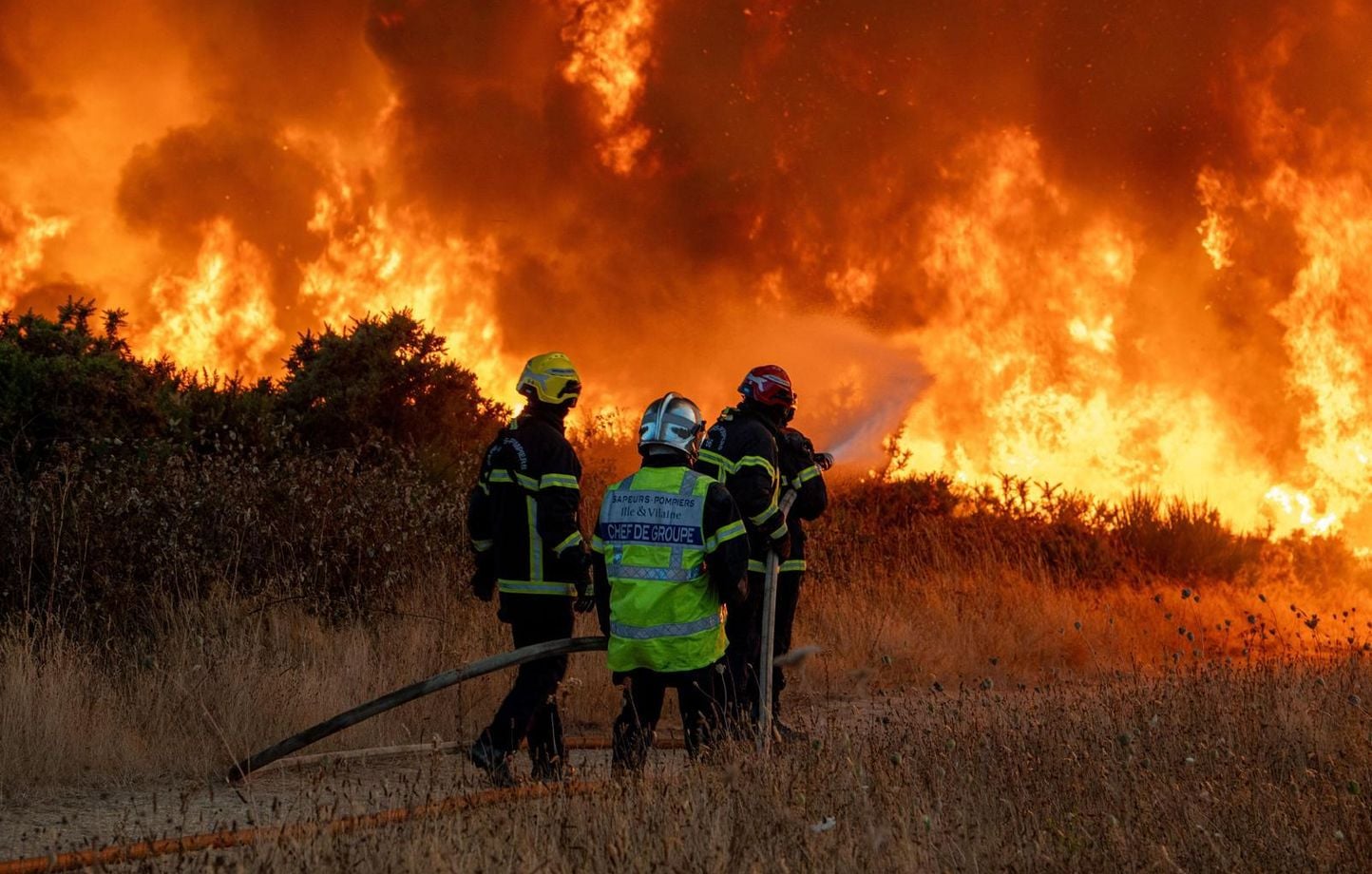 Rennes : Le feu de Saint-Just s'aggrave, 157 personnes évacuées.
