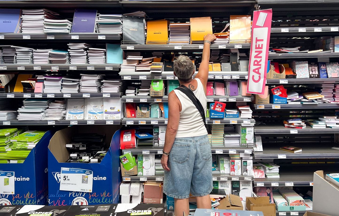 Rentrée scolaire : Ventes de fournitures en baisse de 5 % sur un an, prix légèrement en baisse