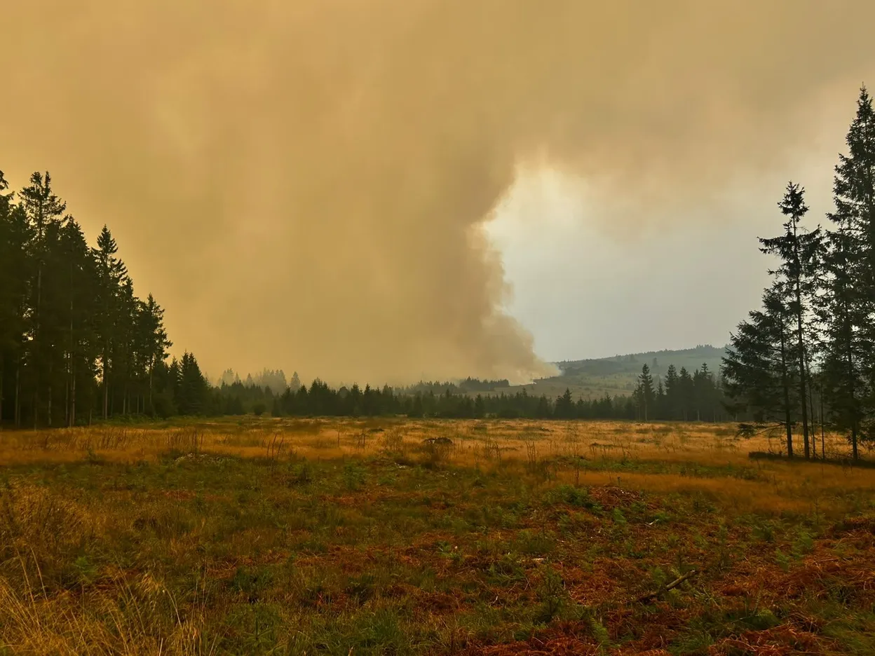 Retour en images sur trois jours d'incendie historique aux Hautes Fagnes