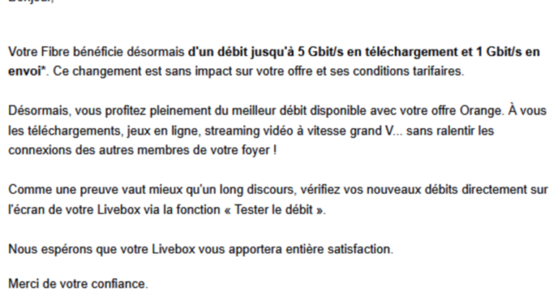 Sosh briderait-il volontairement les débits de la Livebox 7 SE ?