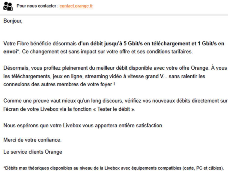 Sosh briderait-il volontairement les débits de la Livebox 7 SE ?