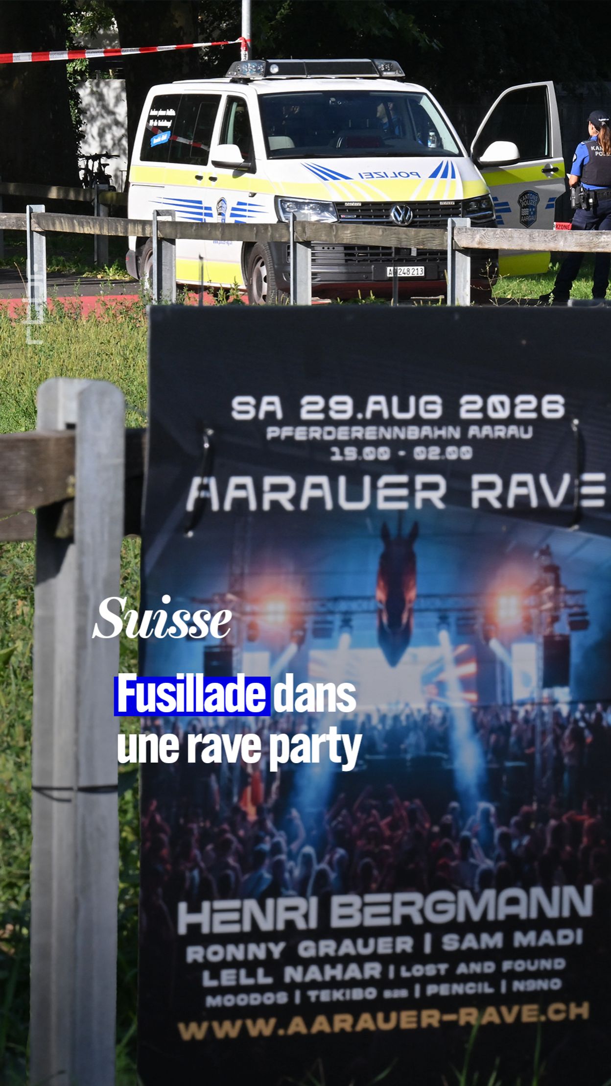 Suisse : chasse à l'homme après des tirs mortels lors d'une rave party