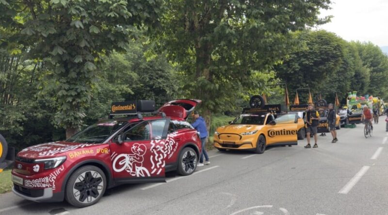 Suivi de la caravane du Tour de France : 170 km en voiture électrique sans panne