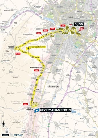 Tour de France féminin 2026 : Parcours et profil de la 4e étape le 4 août