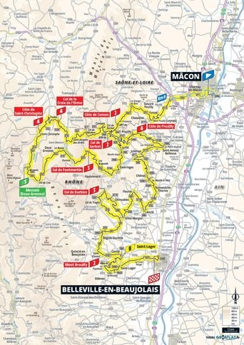 Tour de France féminin 2026 : Parcours et profil de la 5e étape, 5 août