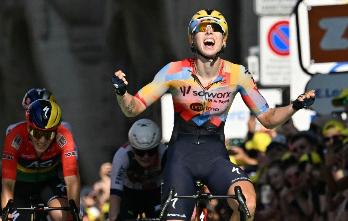 Tour de France femmes : Lorena Wiebes remporte la 1re étape et le maillot jaune