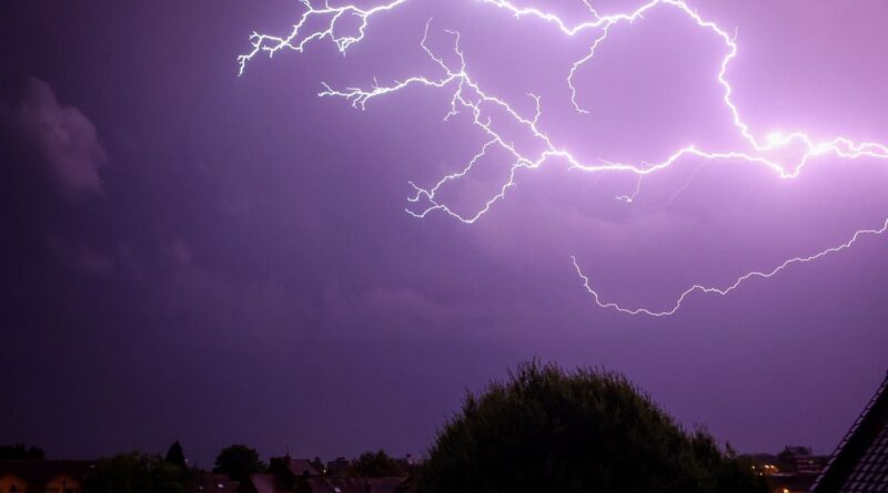 Trois jours d'orages prévus à partir de mercredi en France.