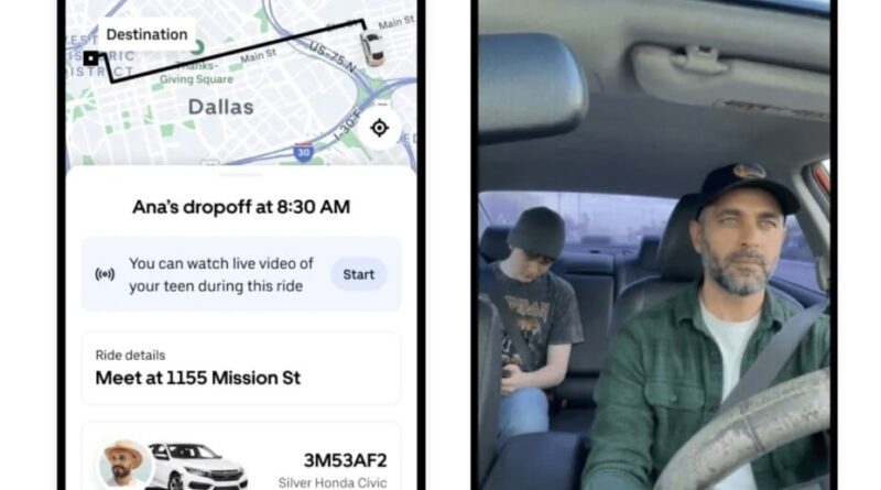 Uber : une fonction vidéo pour surveiller un ado pendant sa course, mais pas (encore ?) ici