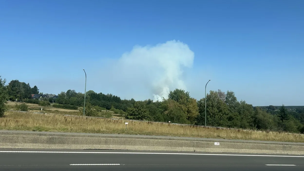 Un début d'incendie déclaré dans les Fagnes, près de la Baraque Michel.