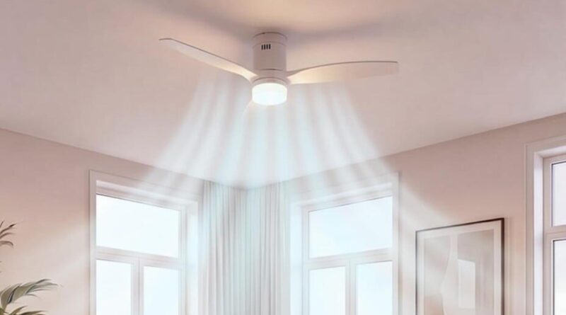Un ventilateur de plafond bien équipé à moins de 70 euros