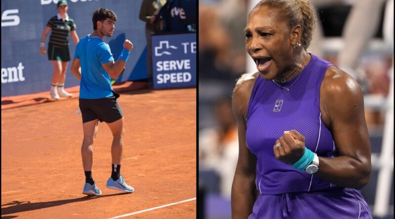 US Open : Carlos Alcaraz et Serena Williams en double mixte légendaire